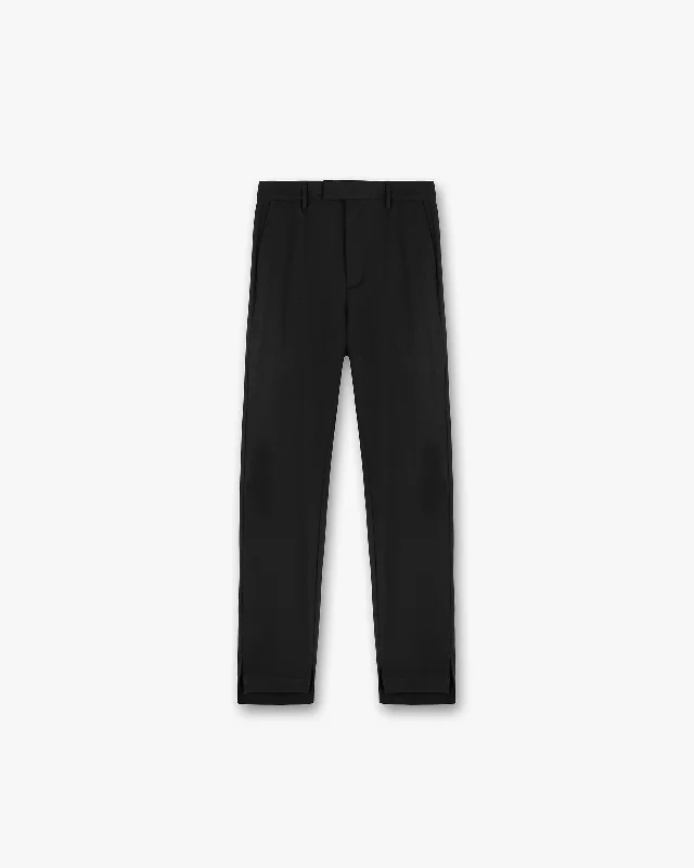 Stepped Hem Pant - Black