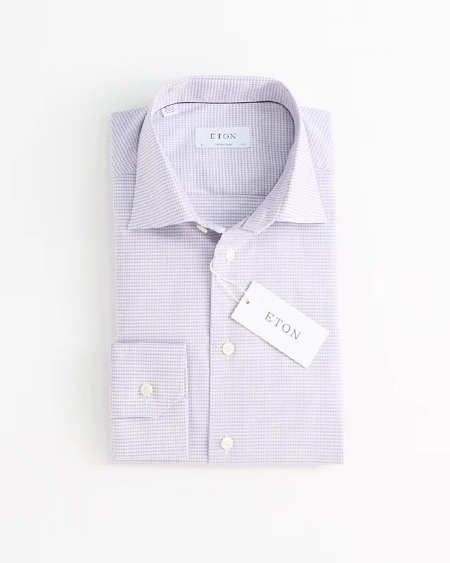 Micro Check Contemporary Shirt